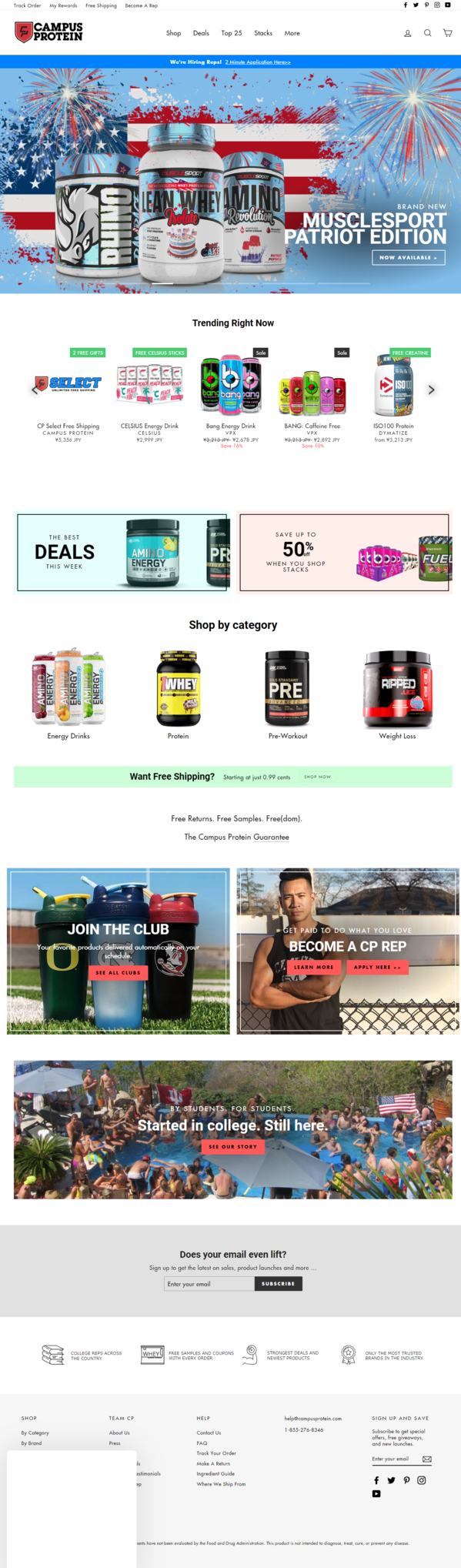 Campus Protein   Best deals on supplements for college students - CampusProtein.com.png