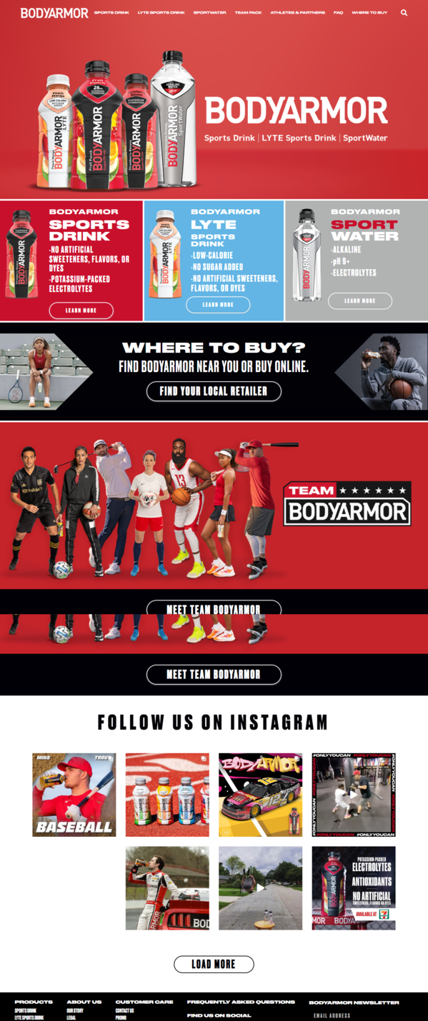 Home   BODYARMOR Sports Drink   Superior Hydration.png