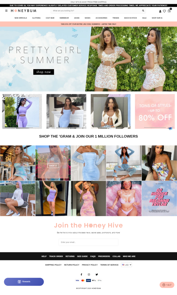 Honeybum - Women's Fashion Clothing Online.png