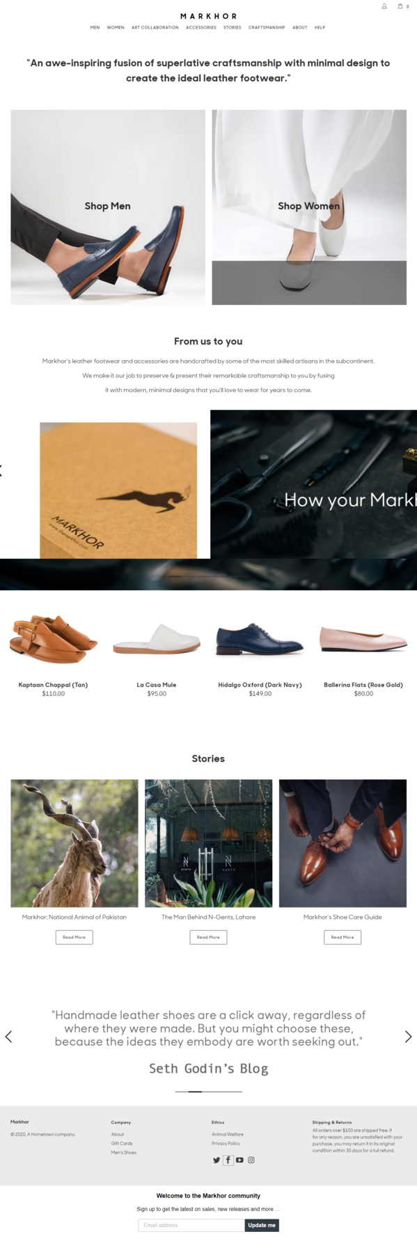 Markhor - Handmade Leather Shoes & Accessories - markhor.com.png