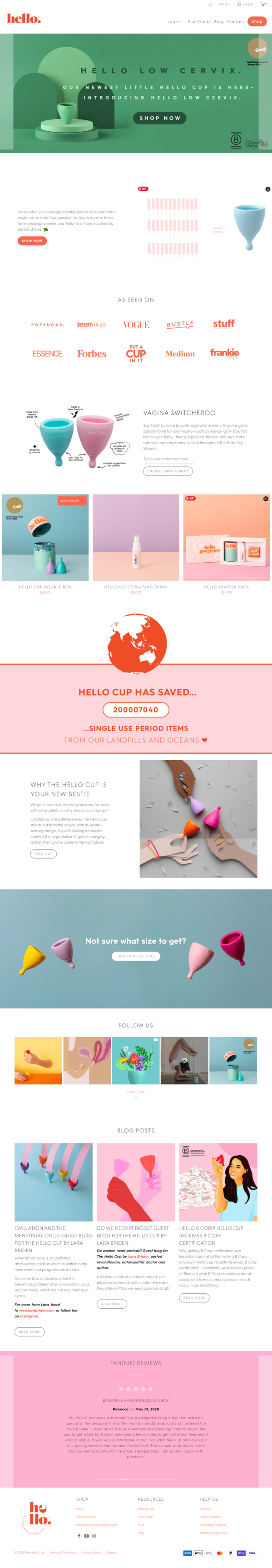 The world's most comfortable menstrual cup - The Hello Cup - thehellocup.com.png